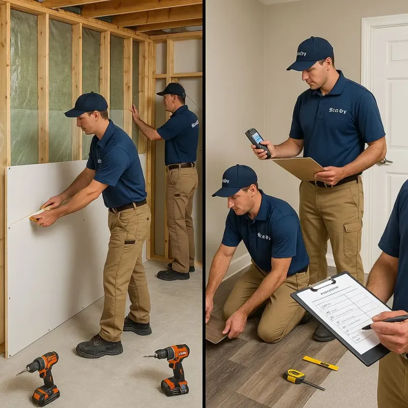 Repairs and Reconstruction process in Attalla, AL
